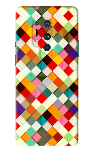 Geometric Abstract Colorful OnePlus 8 Pro Back Skin Wrap