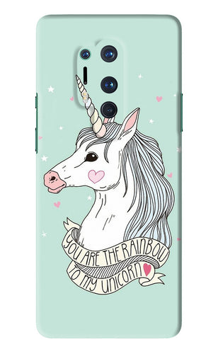 Unicorn Wallpaper OnePlus 8 Pro Back Skin Wrap