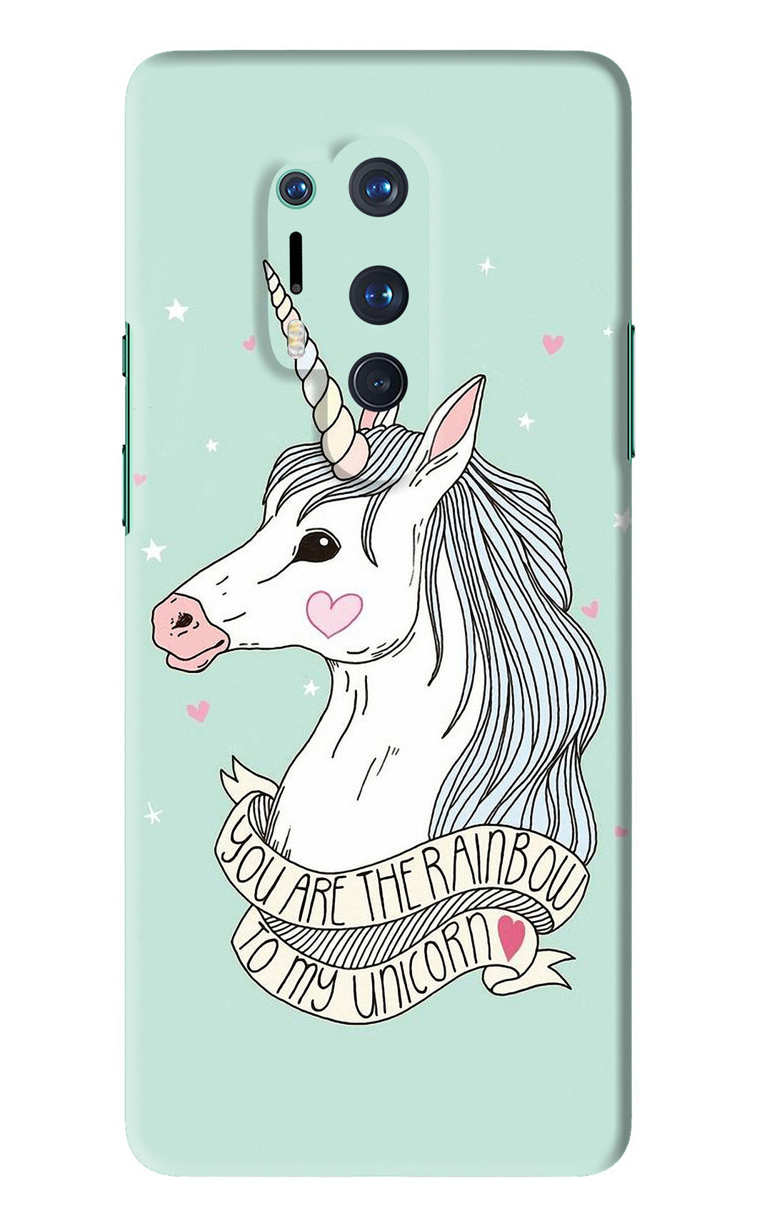 Unicorn Wallpaper OnePlus 8 Pro Back Skin Wrap