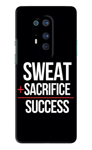 Sweat Sacrifice Success OnePlus 8 Pro Back Skin Wrap