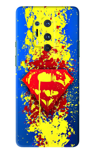Superman logo OnePlus 8 Pro Back Skin Wrap
