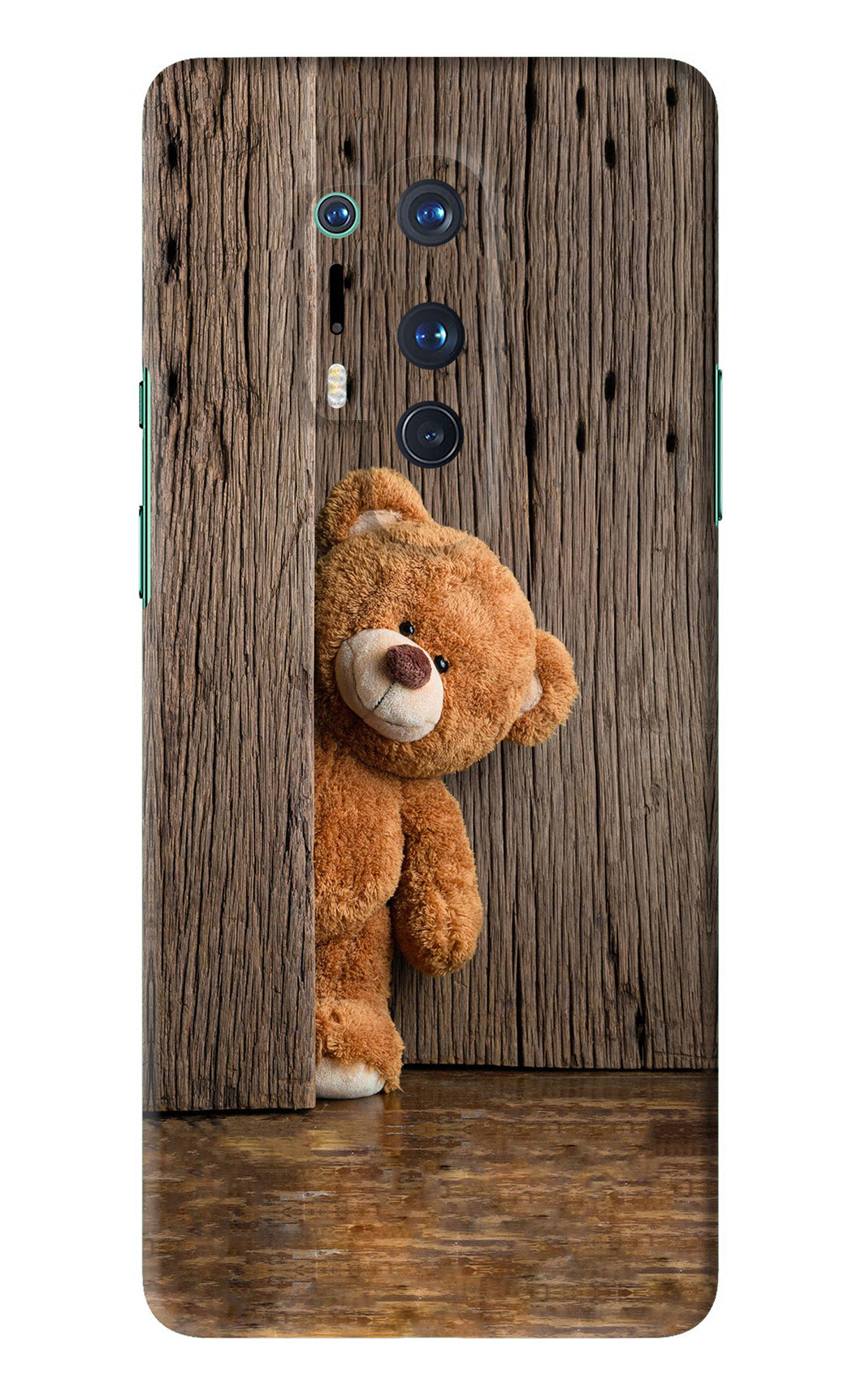 Teddy Wooden OnePlus 8 Pro Back Skin Wrap