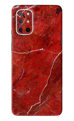 Red Marble Design OnePlus 8T Back Skin Wrap