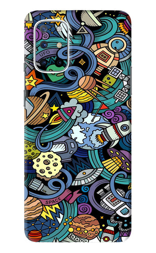 Space Abstract OnePlus 8T Back Skin Wrap