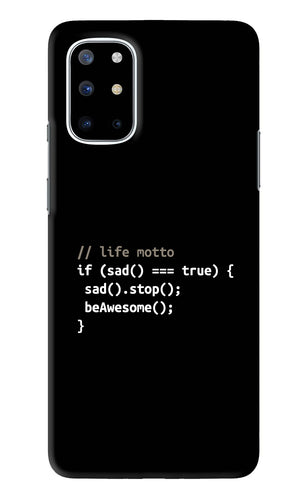 Life Motto Code OnePlus 8T Back Skin Wrap