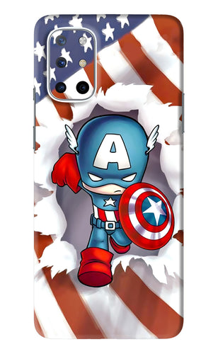 Captain America OnePlus 8T Back Skin Wrap