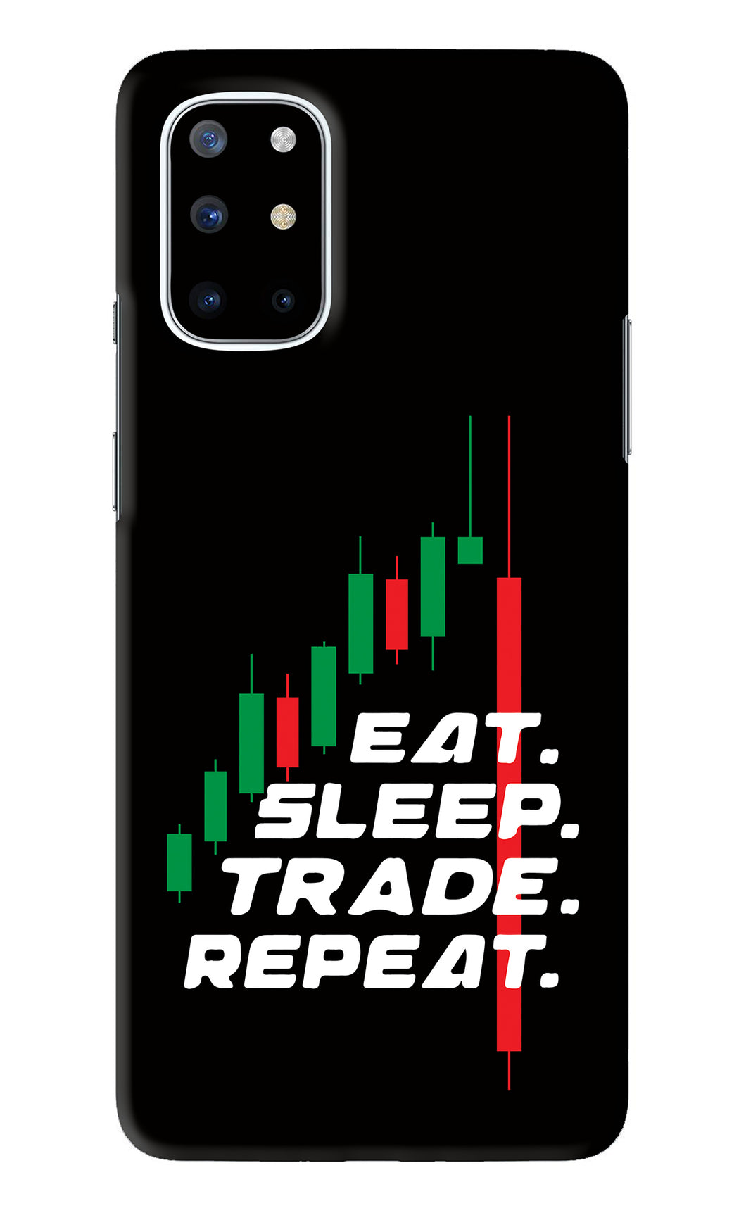 Eat Sleep Trade Repeat OnePlus 8T Back Skin Wrap