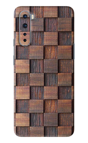 Wooden Cube Design OnePlus Nord Back Skin Wrap