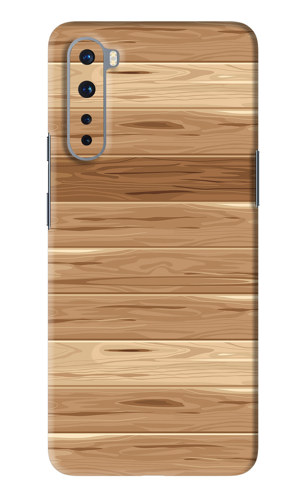 Wooden Vector OnePlus Nord Back Skin Wrap