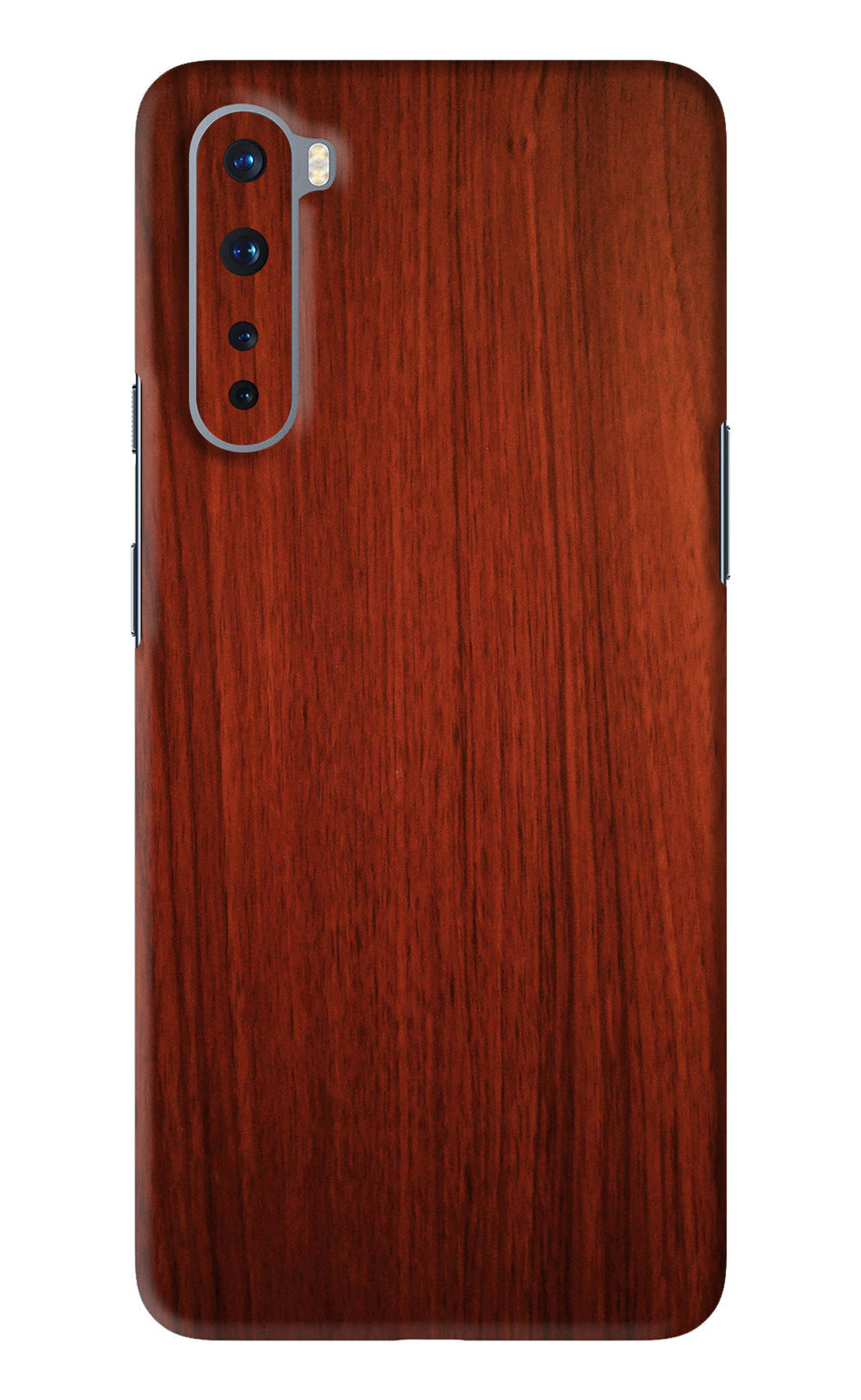 Wooden Plain Pattern OnePlus Nord Back Skin Wrap