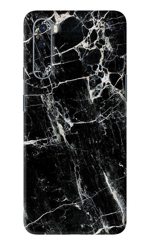 Black Marble Texture 1 OnePlus Nord Back Skin Wrap