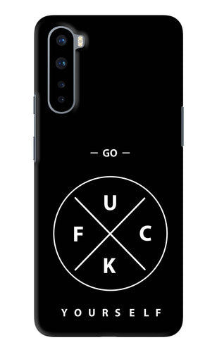Go Fuck Yourself OnePlus Nord Back Skin Wrap