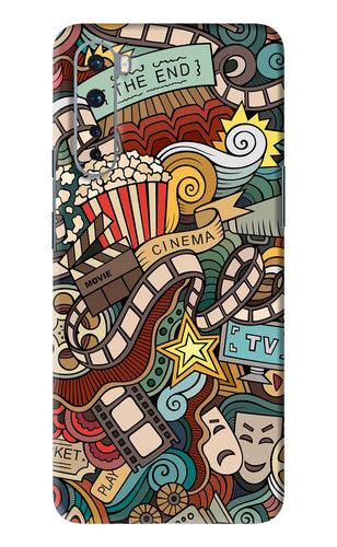 Cinema Abstract OnePlus Nord Back Skin Wrap