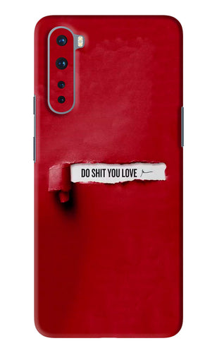 Do Shit You Love OnePlus Nord Back Skin Wrap