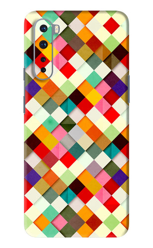 Geometric Abstract Colorful OnePlus Nord Back Skin Wrap
