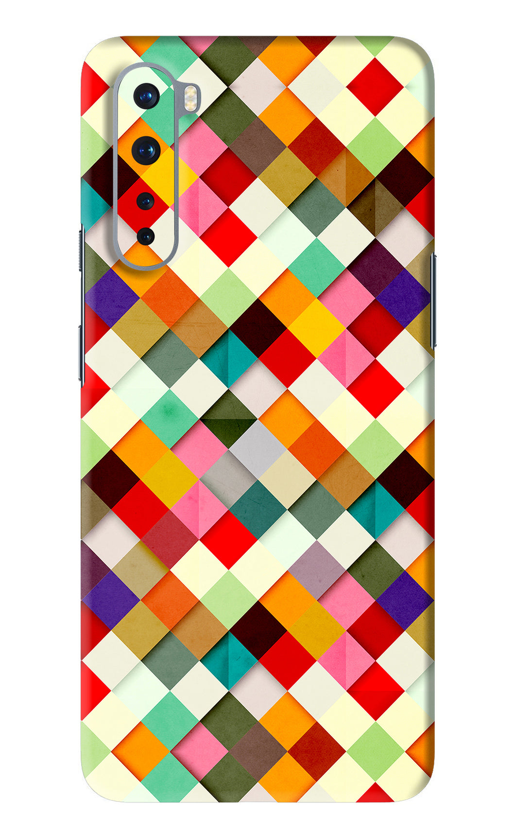 Geometric Abstract Colorful OnePlus Nord Back Skin Wrap