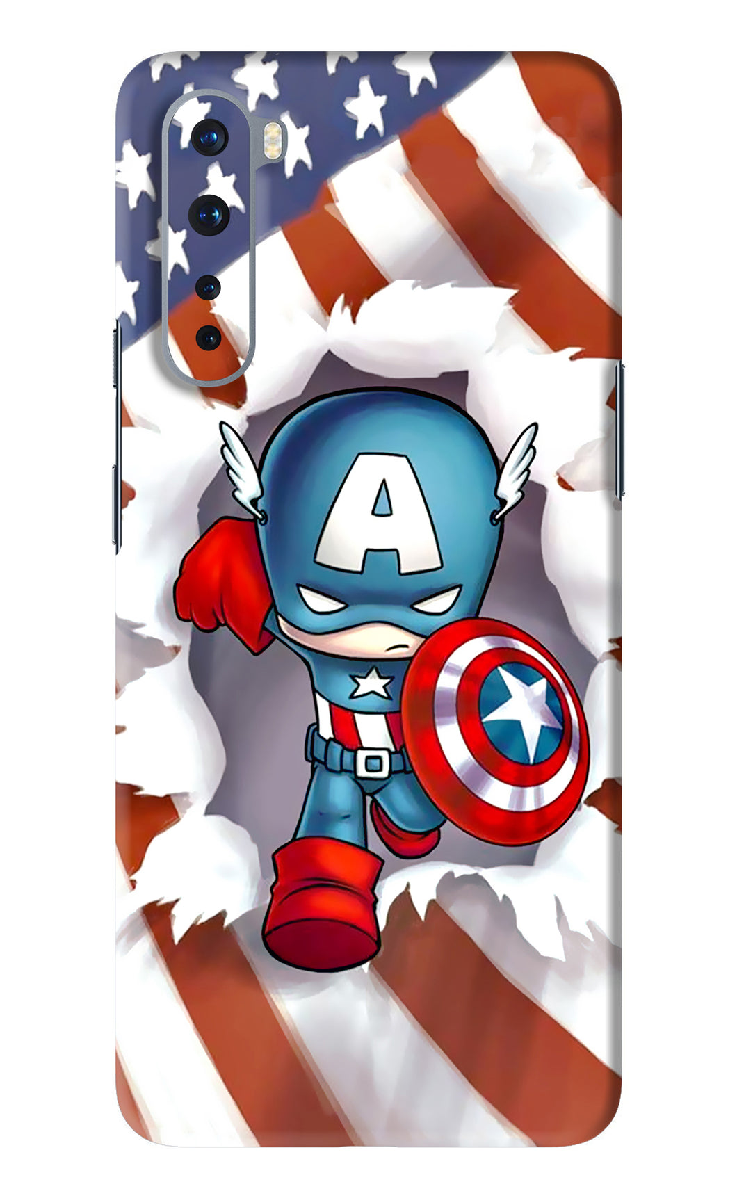 Captain America OnePlus Nord Back Skin Wrap