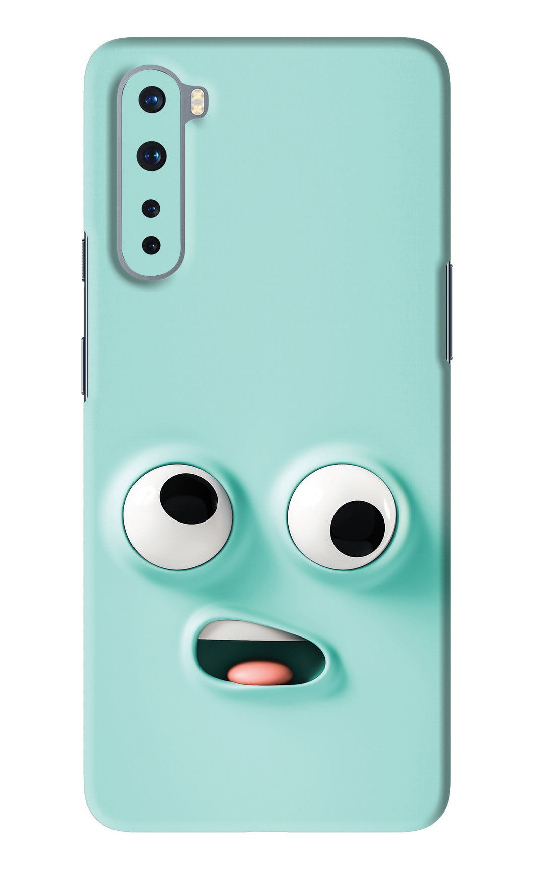 Silly Face Cartoon OnePlus Nord Back Skin Wrap