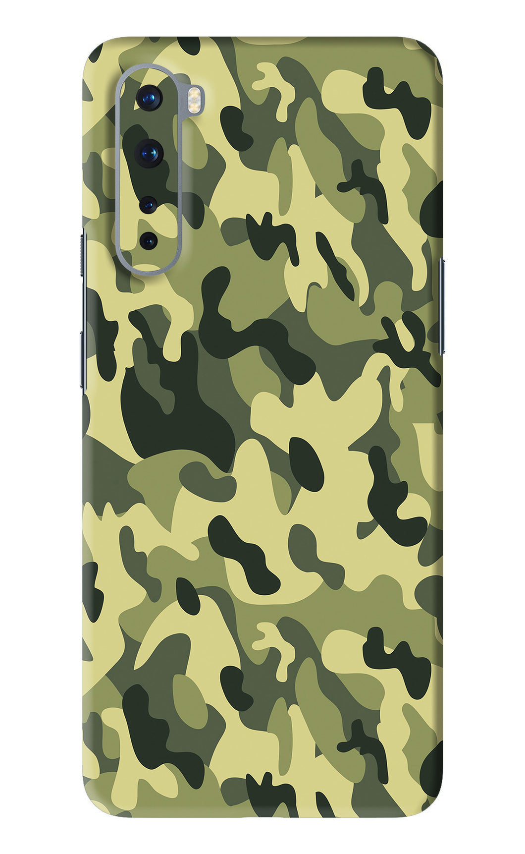 Camouflage OnePlus Nord Back Skin Wrap