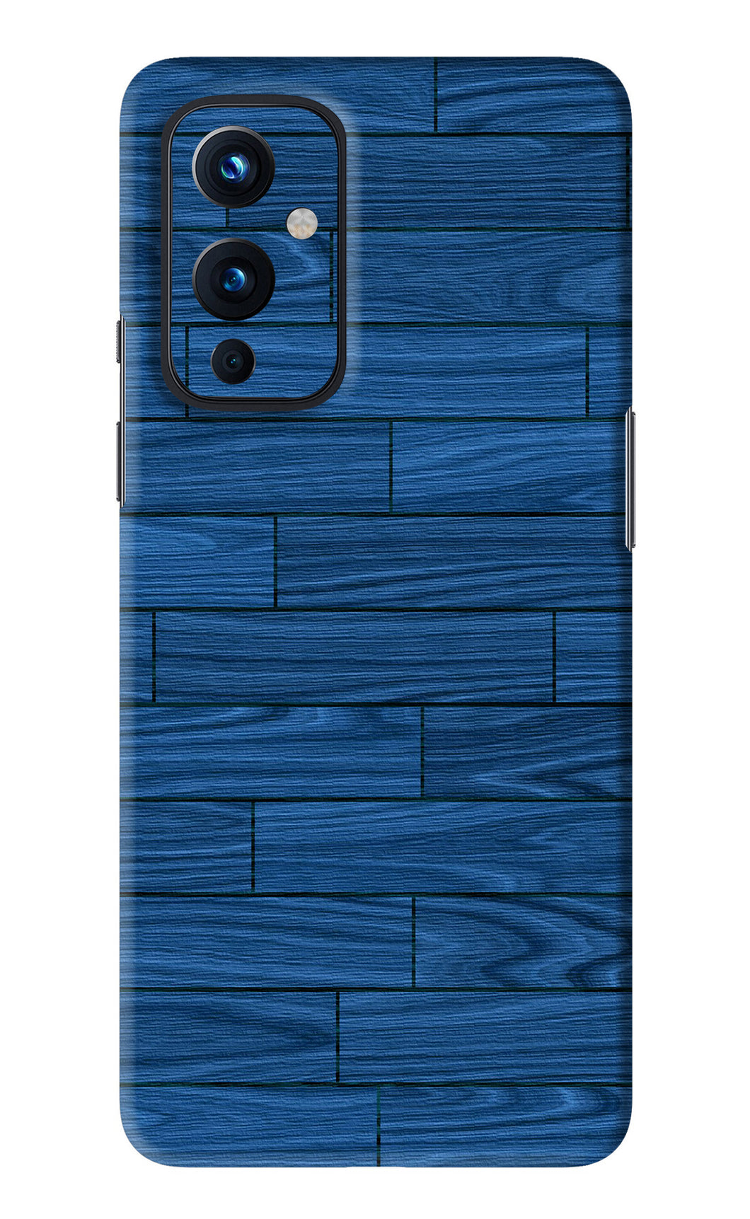 Blue Wooden Texture OnePlus 9 Back Skin Wrap