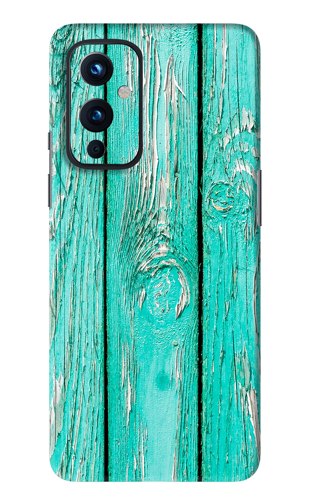 Blue Wood OnePlus 9 Back Skin Wrap