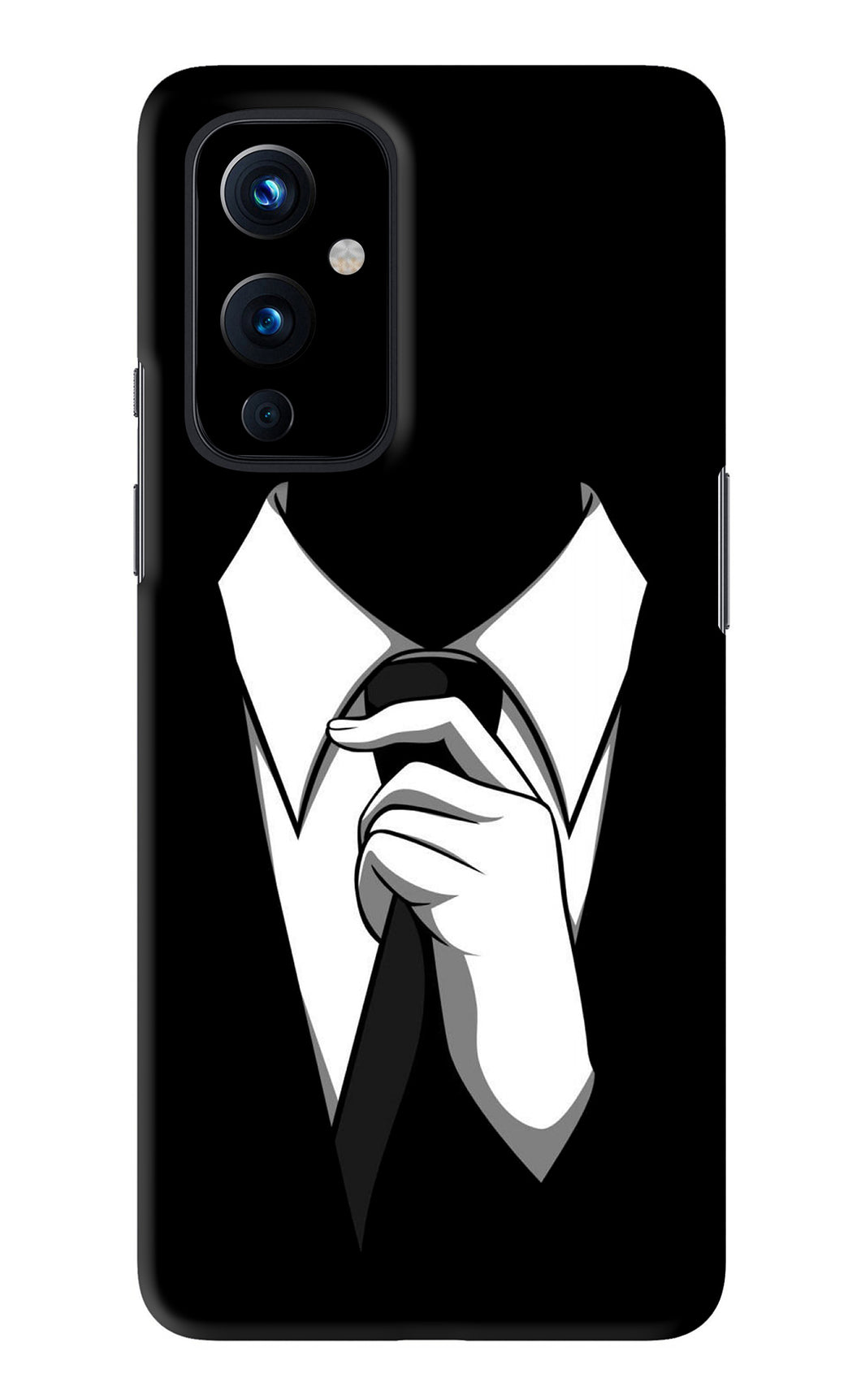 Black Tie OnePlus 9 Back Skin Wrap