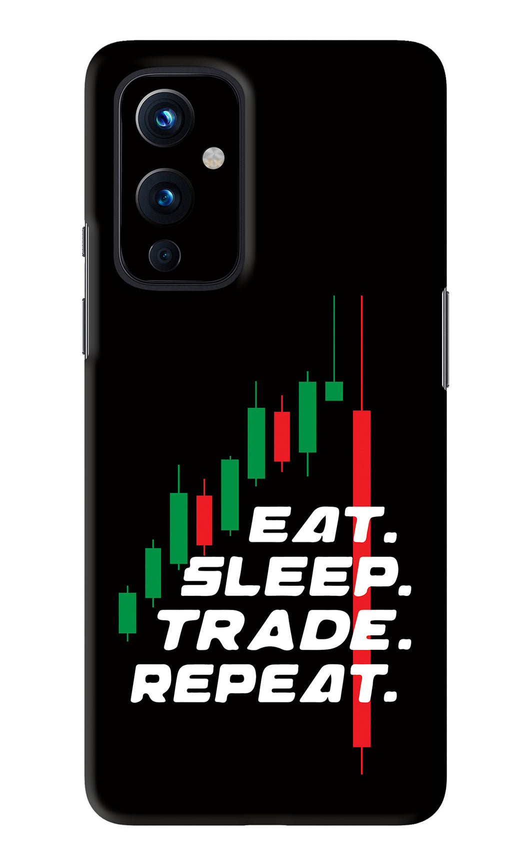 Eat Sleep Trade Repeat OnePlus 9 Back Skin Wrap