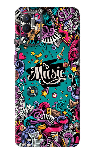 Music Graffiti OnePlus 9R Back Skin Wrap