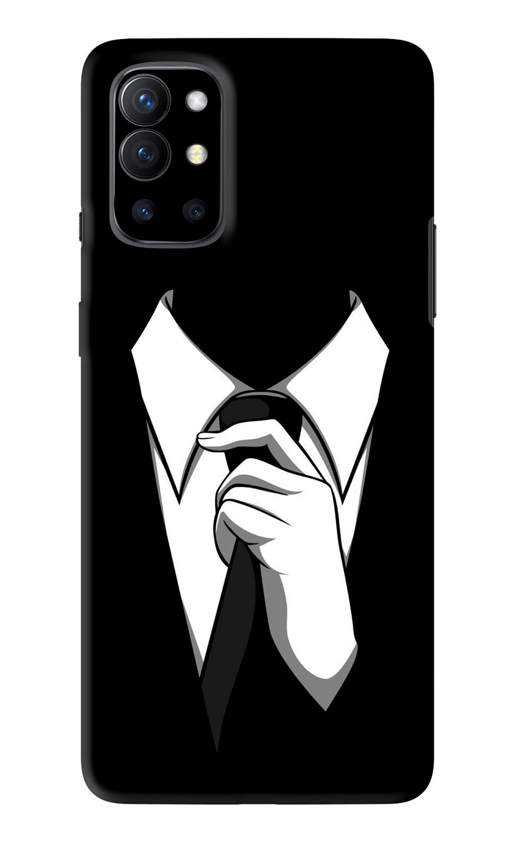 Black Tie OnePlus 9R Back Skin Wrap