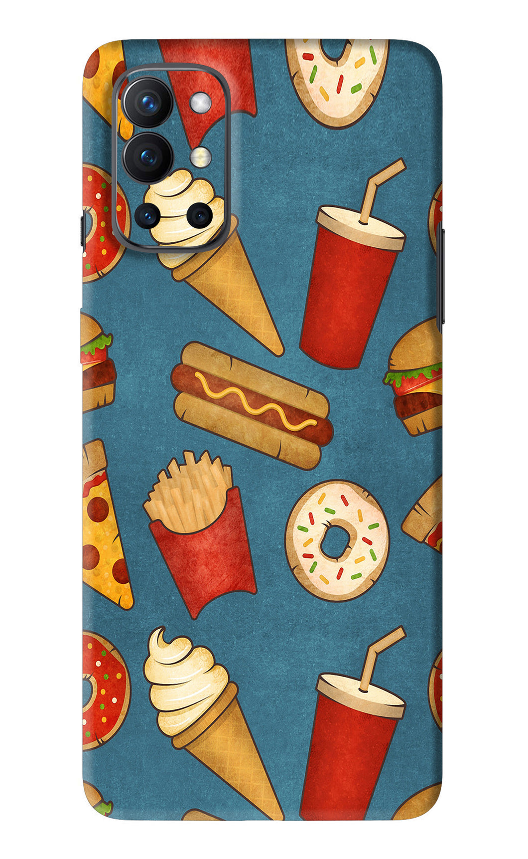 Foodie OnePlus 9R Back Skin Wrap