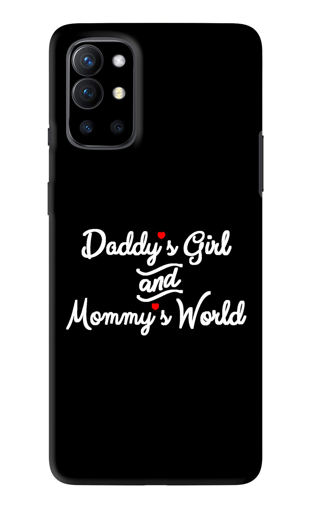 Daddy's Girl and Mommy's World OnePlus 9R Back Skin Wrap