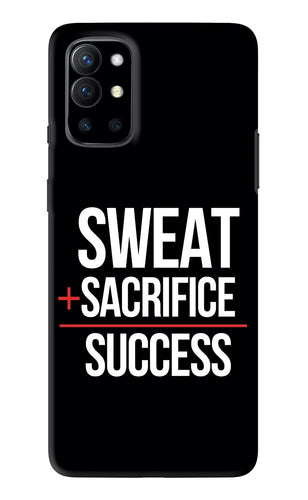 Sweat Sacrifice Success OnePlus 9R Back Skin Wrap