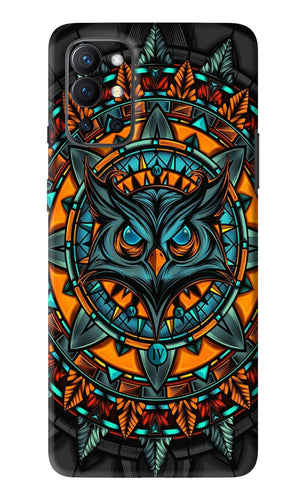Angry Owl Art OnePlus 9R Back Skin Wrap