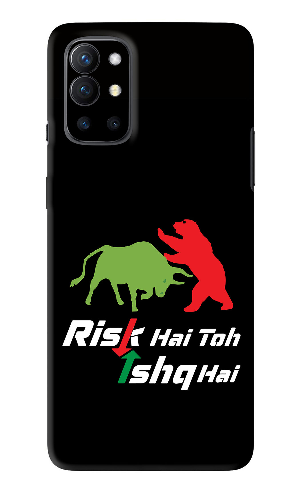 Risk Hai Toh Ishq Hai OnePlus 9R Back Skin Wrap