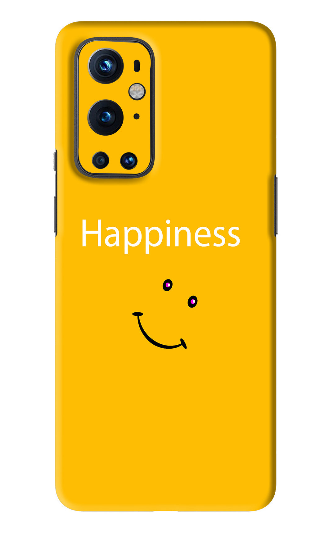 Happiness With Smiley OnePlus 9 Pro Back Skin Wrap