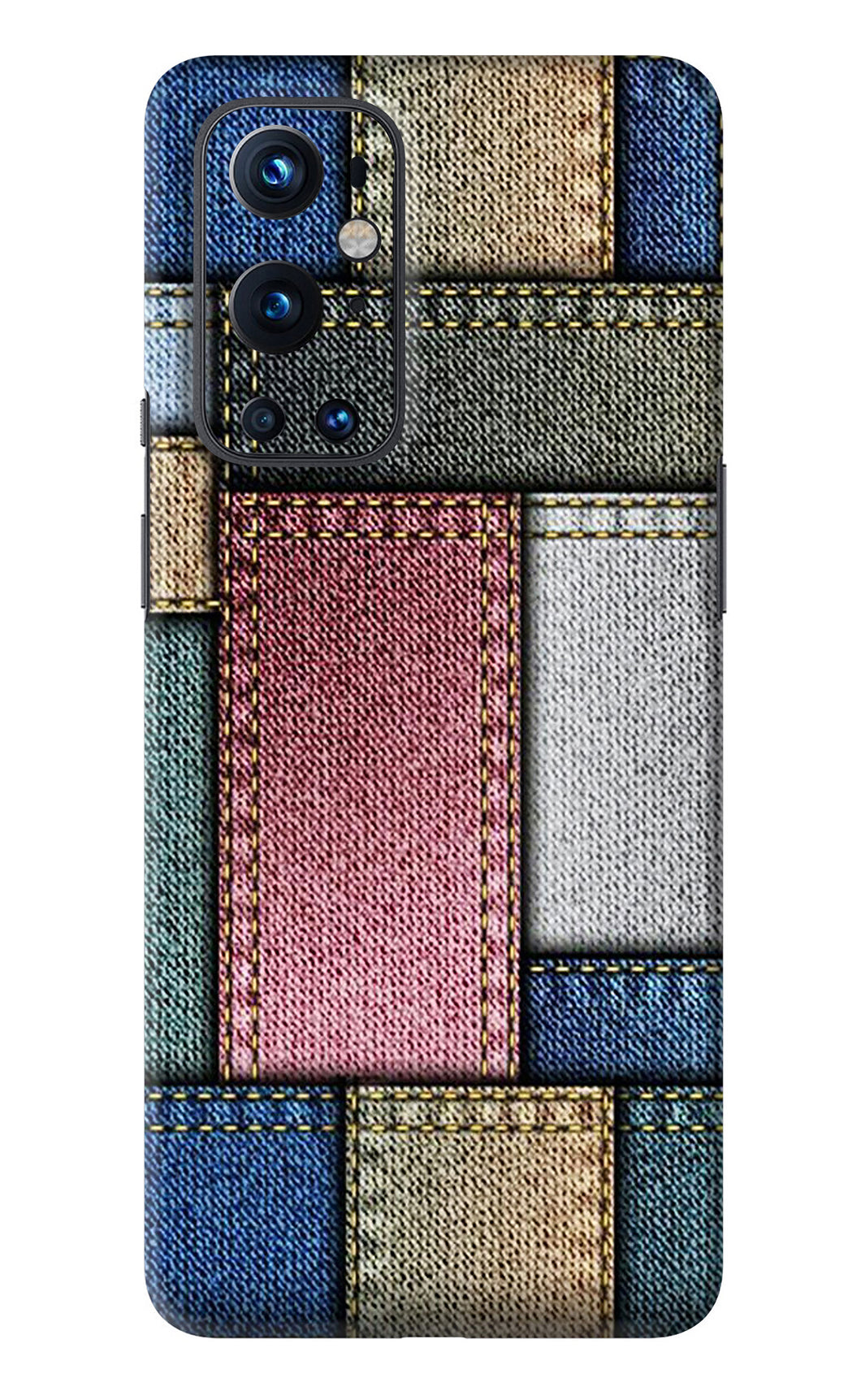 Multicolor Jeans OnePlus 9 Pro Back Skin Wrap