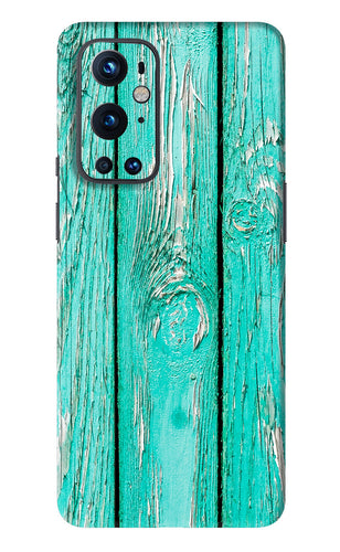 Blue Wood OnePlus 9 Pro Back Skin Wrap