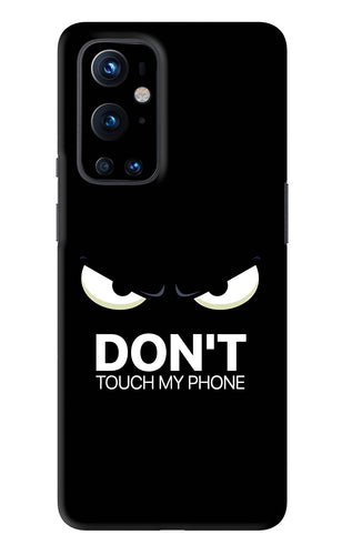 Don'T Touch My Phone OnePlus 9 Pro Back Skin Wrap
