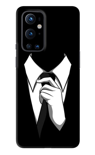 Black Tie OnePlus 9 Pro Back Skin Wrap