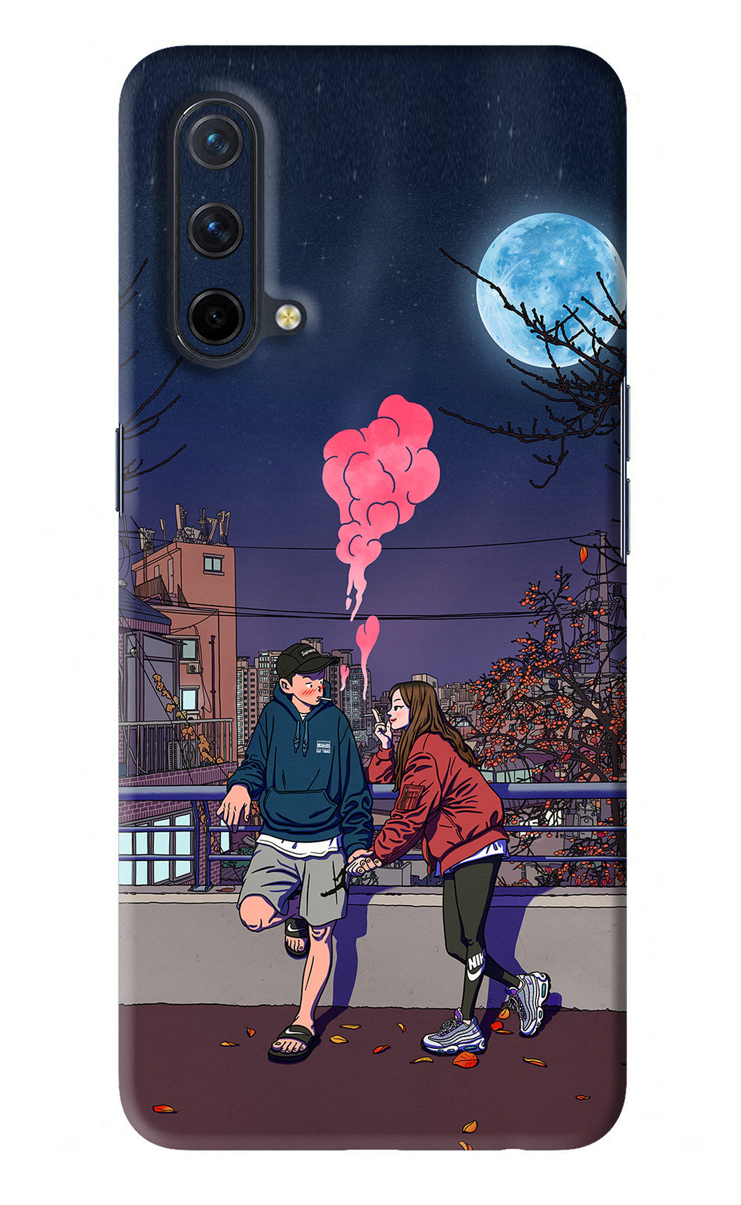 Chilling Couple OnePlus Nord CE 5G Back Skin Wrap