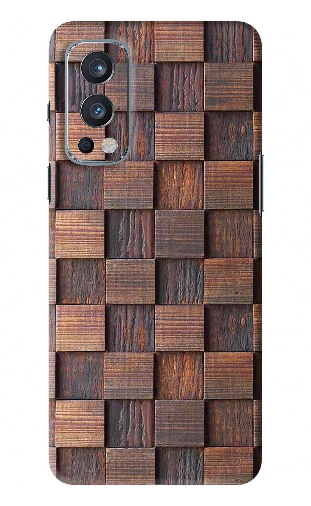 Wooden Cube Design Oneplus Nord 2 Back Skin Wrap
