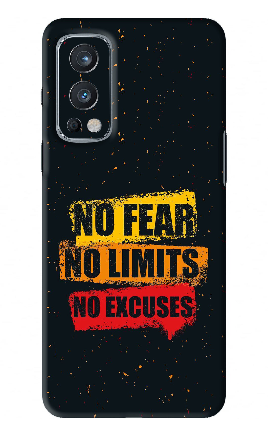 No Fear No Limits No Excuses Oneplus Nord 2 Back Skin Wrap