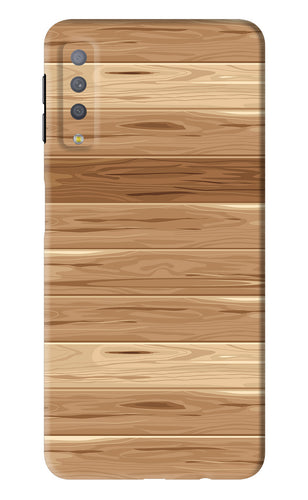 Wooden Vector Samsung Galaxy A7 2018 Back Skin Wrap