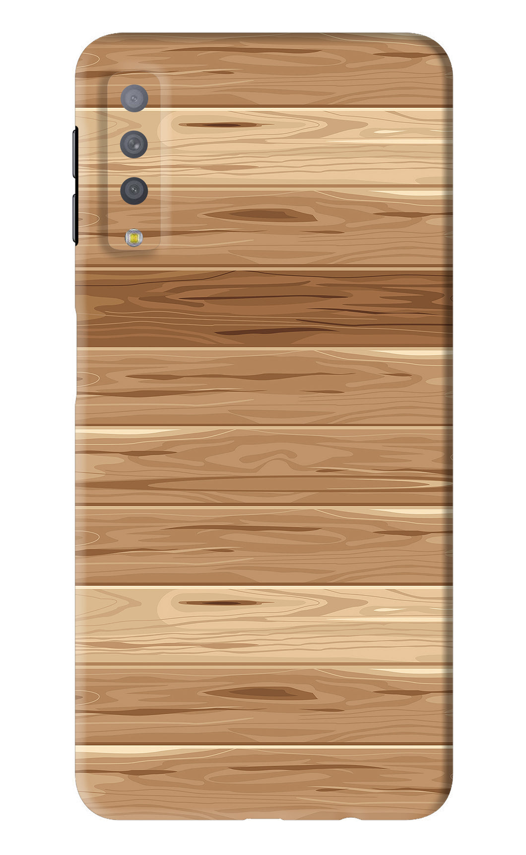 Wooden Vector Samsung Galaxy A7 2018 Back Skin Wrap