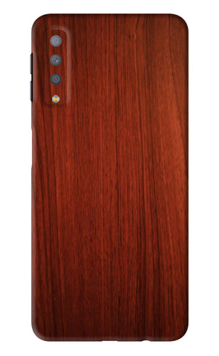 Wooden Plain Pattern Samsung Galaxy A7 2018 Back Skin Wrap