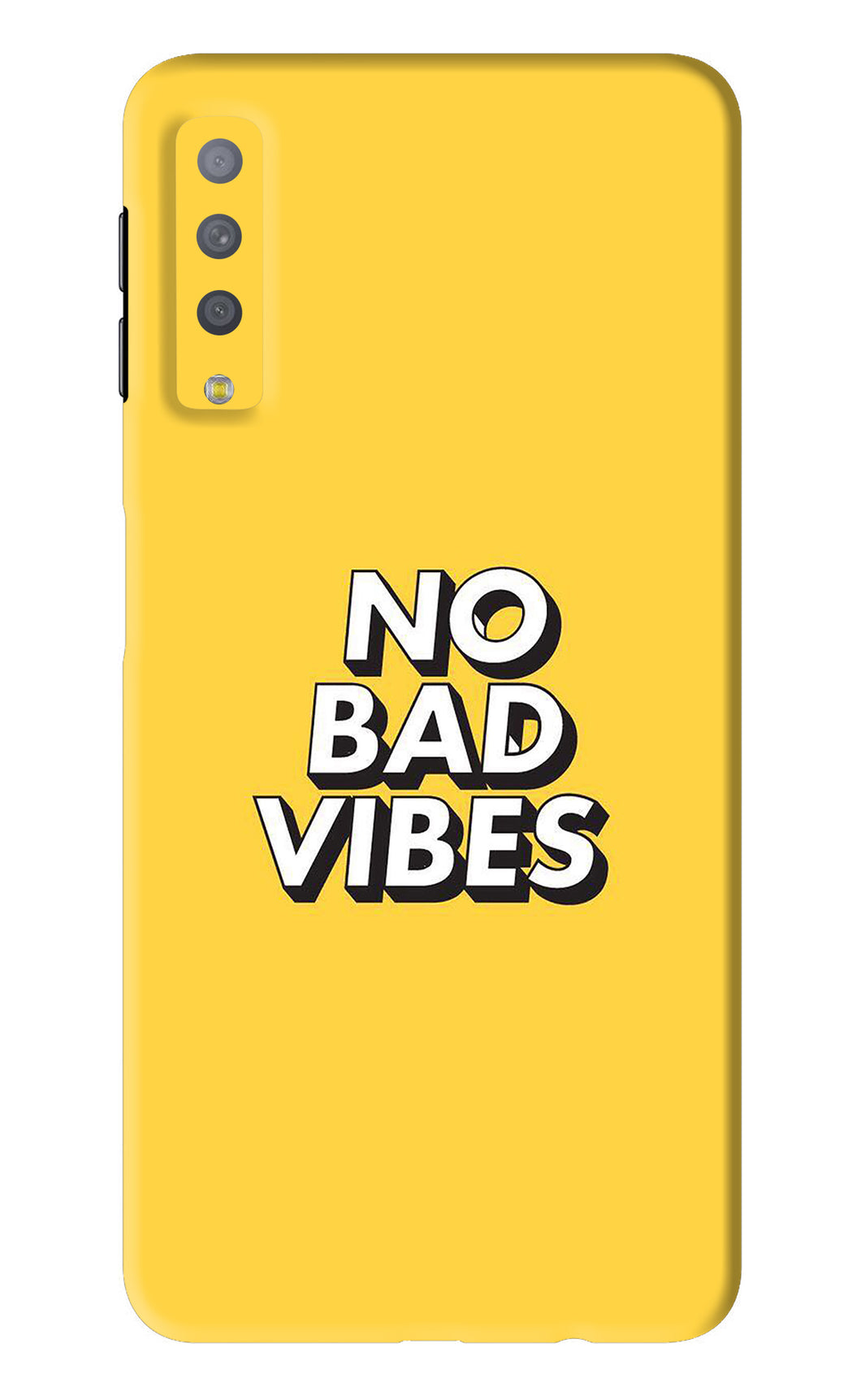 No Bad Vibes Samsung Galaxy A7 2018 Back Skin Wrap