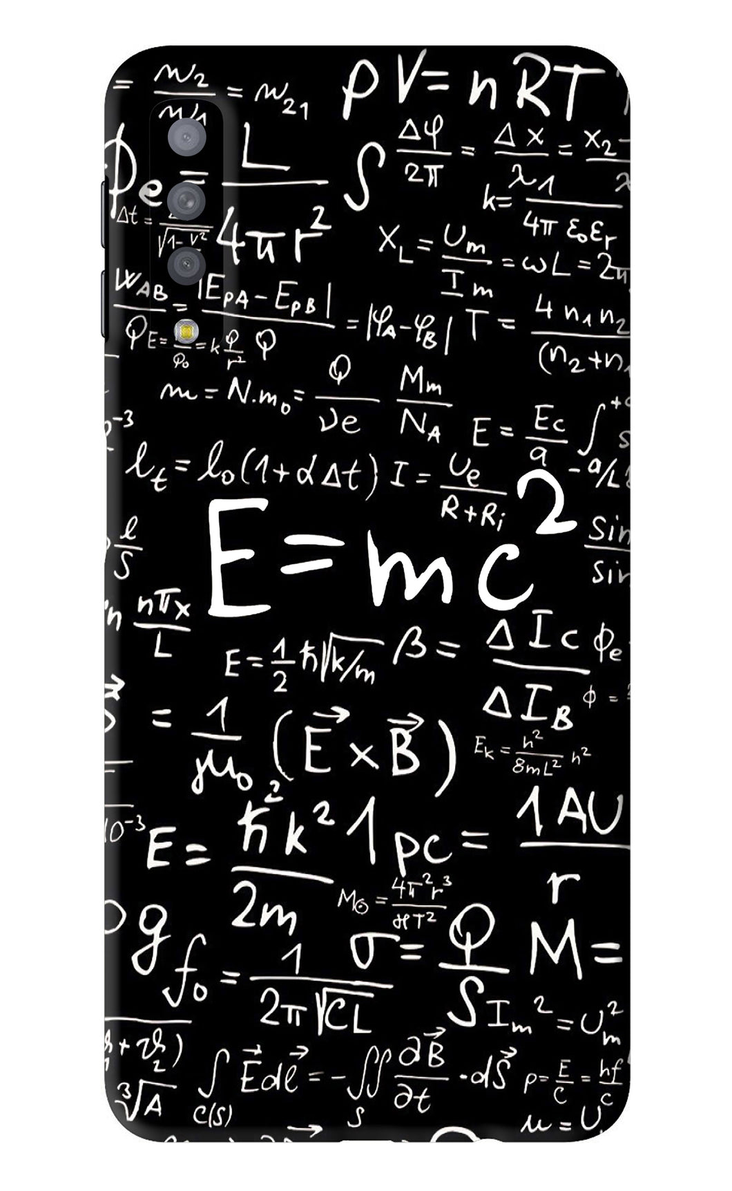 Physics Albert Einstein Formula Samsung Galaxy A7 2018 Back Skin Wrap