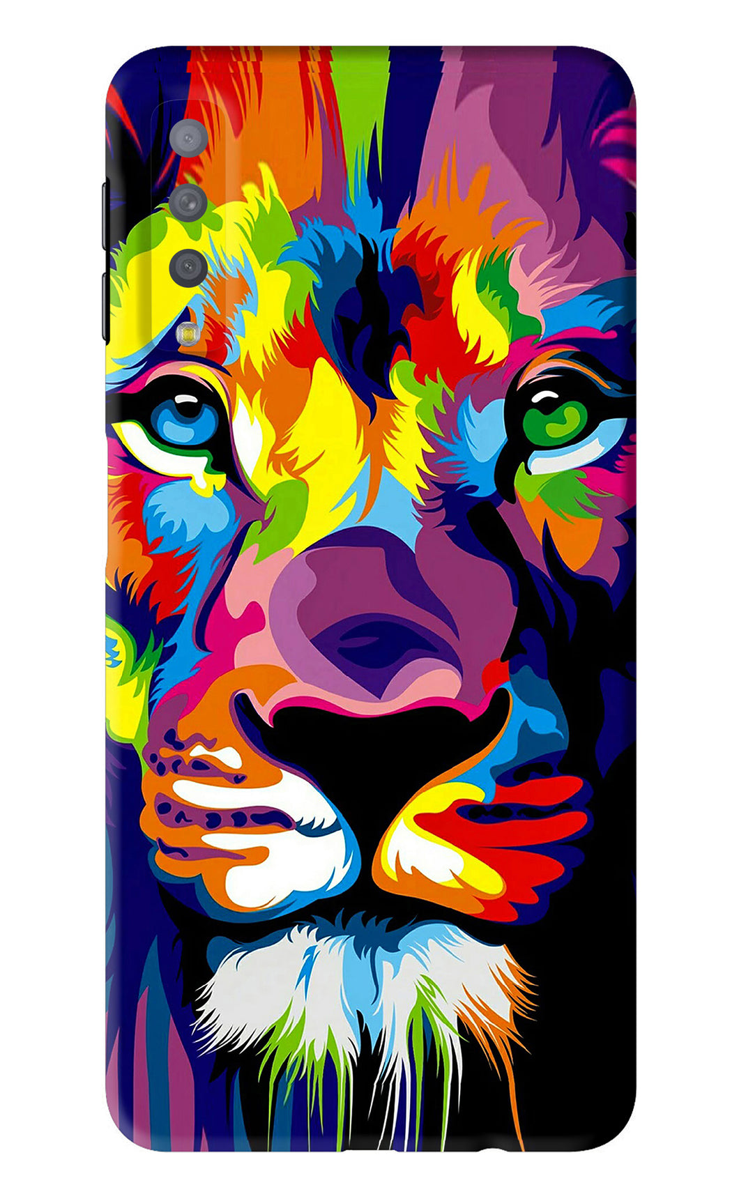 Lion Samsung Galaxy A7 2018 Back Skin Wrap