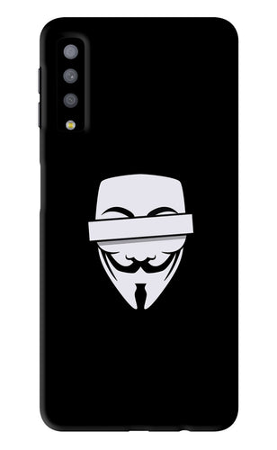Anonymous Face Samsung Galaxy A7 2018 Back Skin Wrap