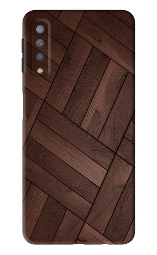 Wooden Texture Design Samsung Galaxy A7 2018 Back Skin Wrap